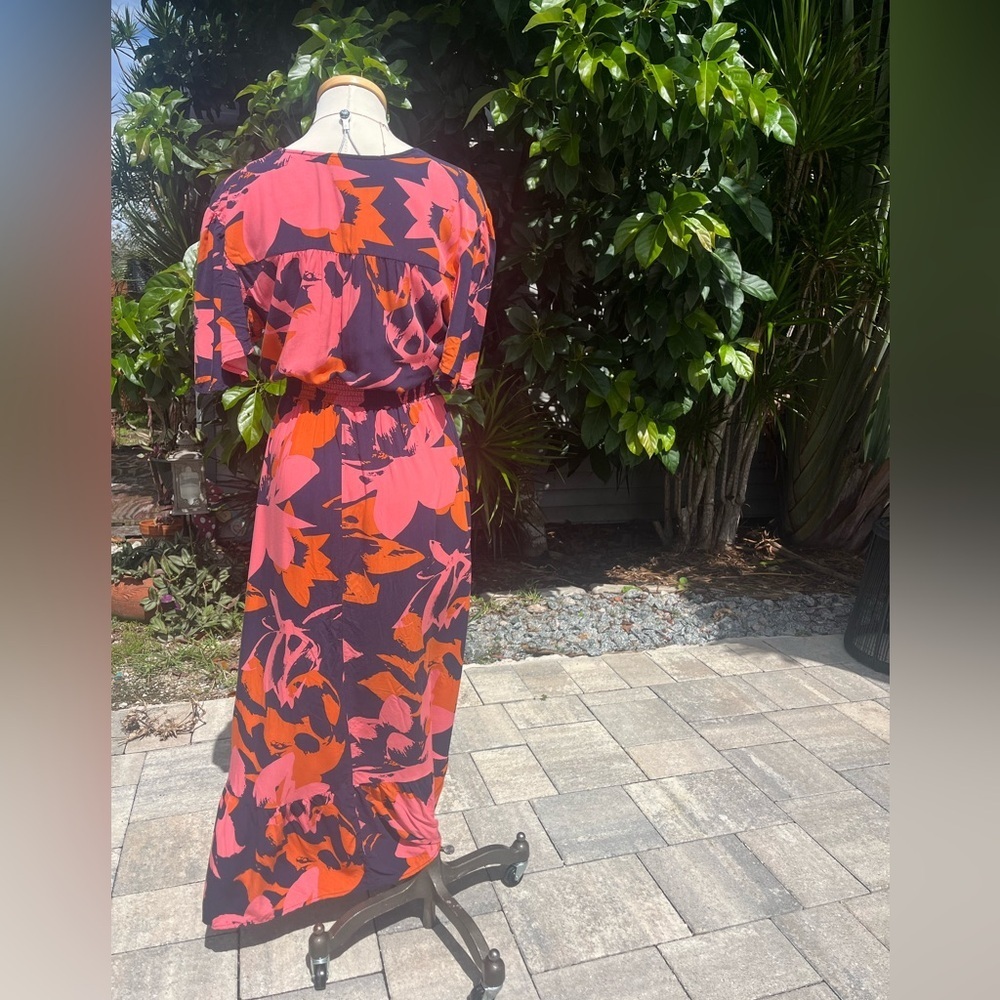 Anthropologie Abel The Label Floral Midi Dress - size medium - Picture 7 of 14